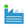 Icon representing the Measure Factory component of the Diver Platform.